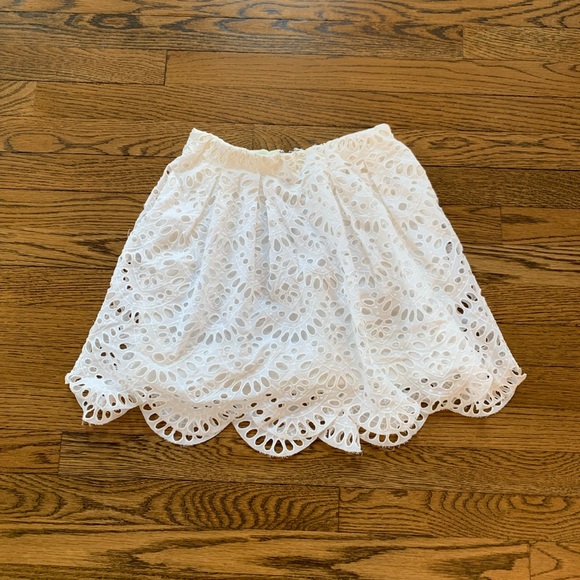 Alice + Olivia Dresses & Skirts - Alice & Olivia eyelet skirt, 0